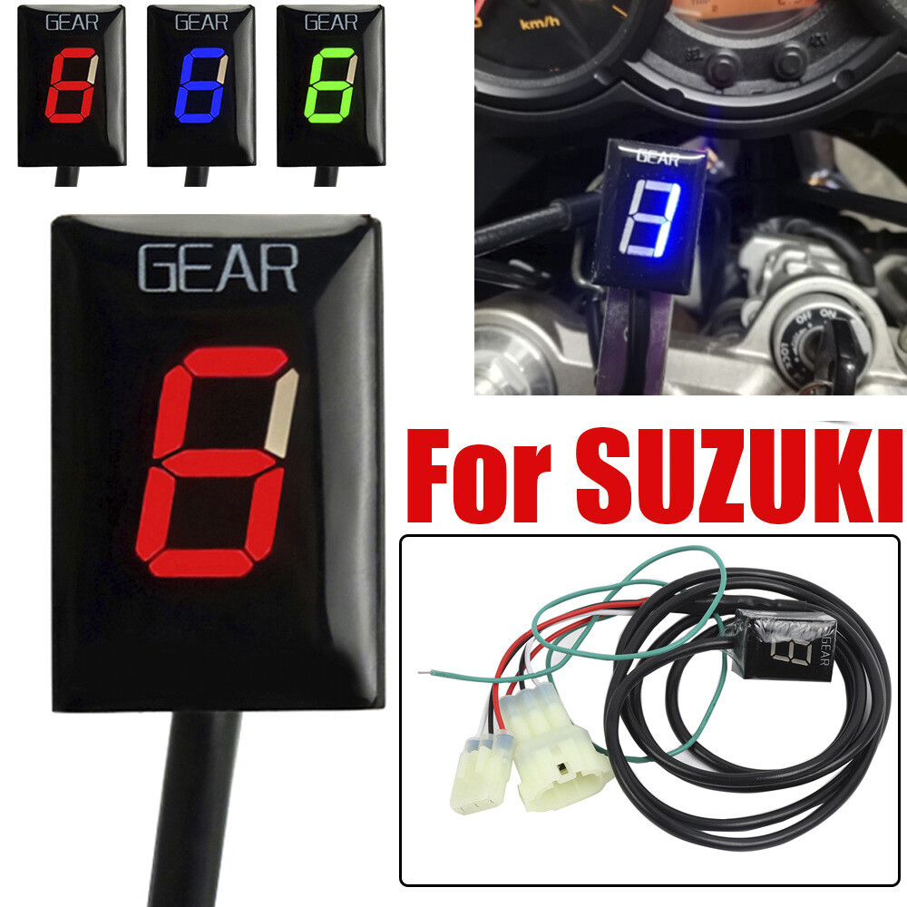 Motorcycle Gear Indicator Blue Display for Suzuki GSX1300R Hayabusa 1999-2007