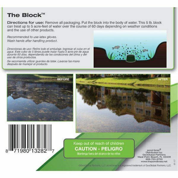 Pond Boss The Block 5 lb. Pond Bacteria Bio-Maintenance CBBPR5