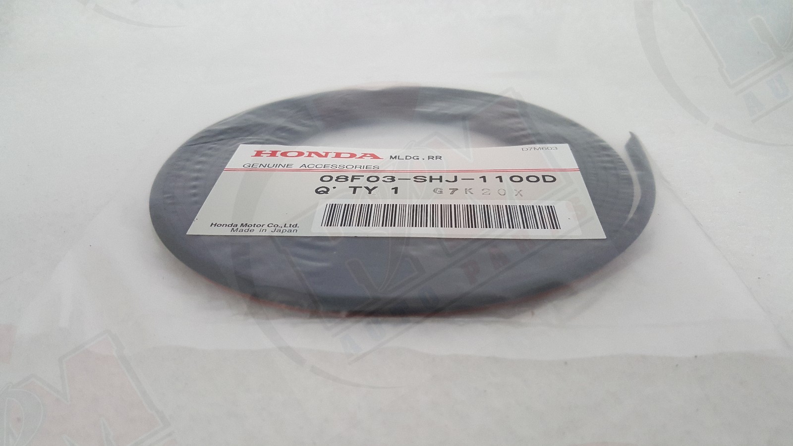 Front/Rear Lip Spoiler Rubber Molding Strip Trim Tape 08F03SHJ1100D for Honda