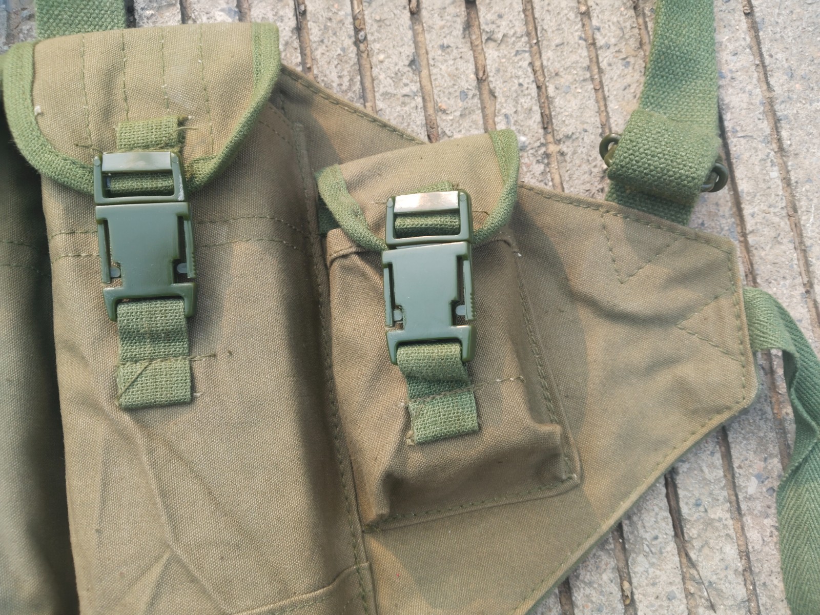 RARE SR Buckle 7.62 Mag Ammo Pouch Chinese Military Type 81 Chest Rig Bandolier