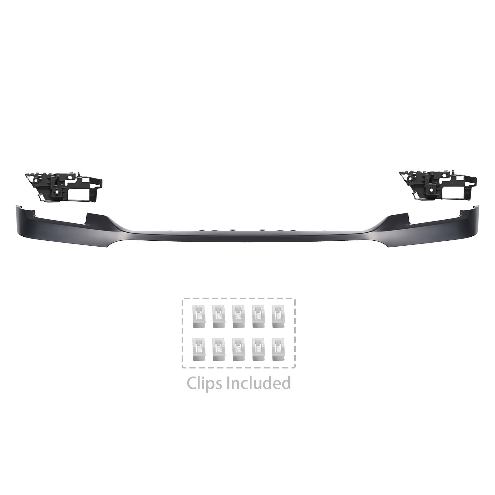 Front Bumper Cover Upper Molding Trim For 2021 2022 2023 Ford F-150 Primed Black