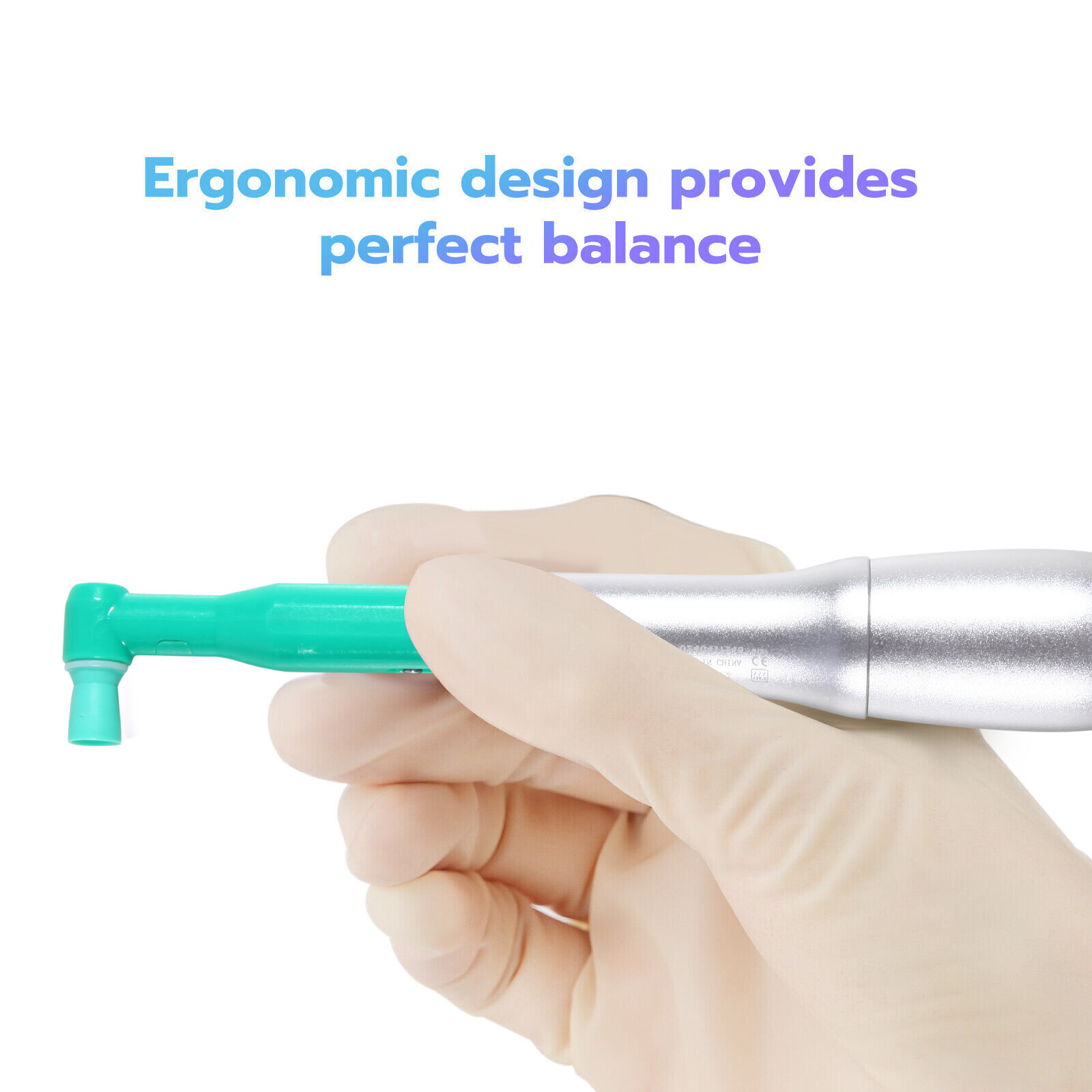 Dental Hygiene Prophy Handpiece Air Motor 4Holes 4:1 Nose Cone 360° Swivel USA