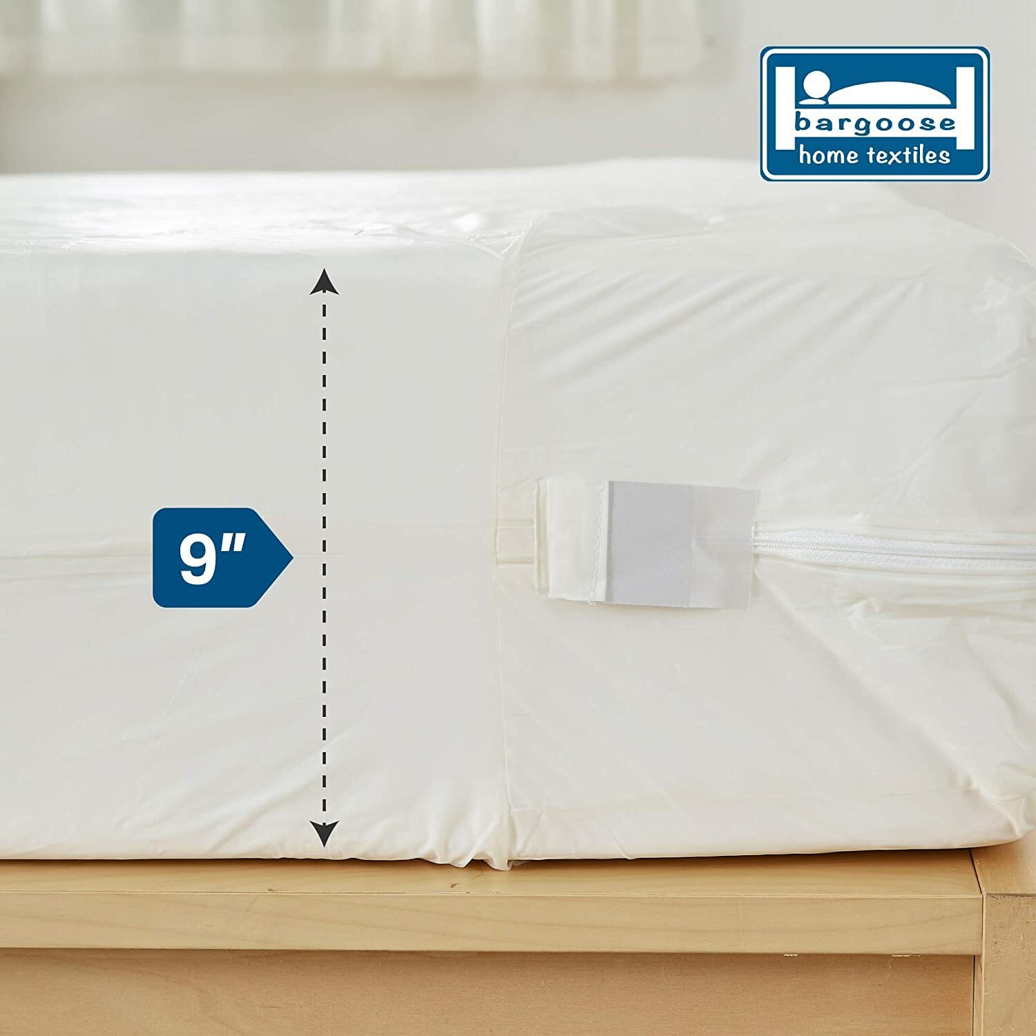 BEST! Waterproof BedBug Proof Allergen Zippered Vinyl Mattress Protector 4Size