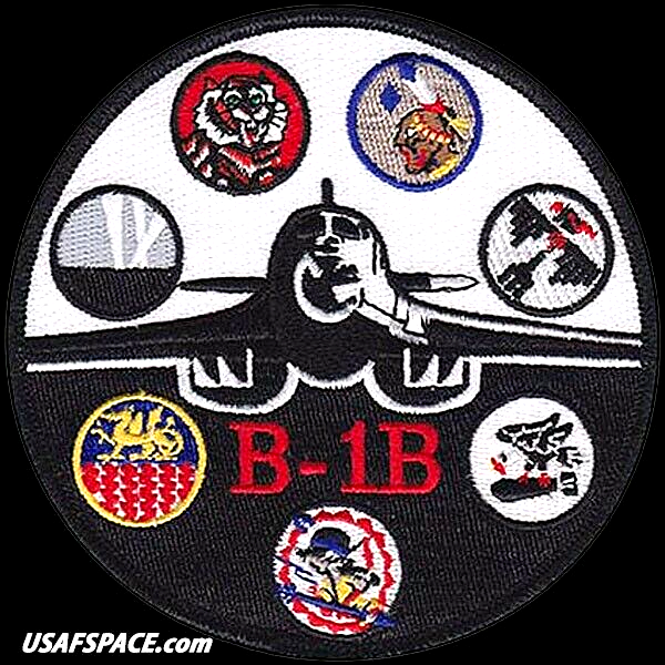 USAF B-1B LANCER -STEALTH BOMBER -AFGSC- ORIGINAL VEL GAGGLE PATCH