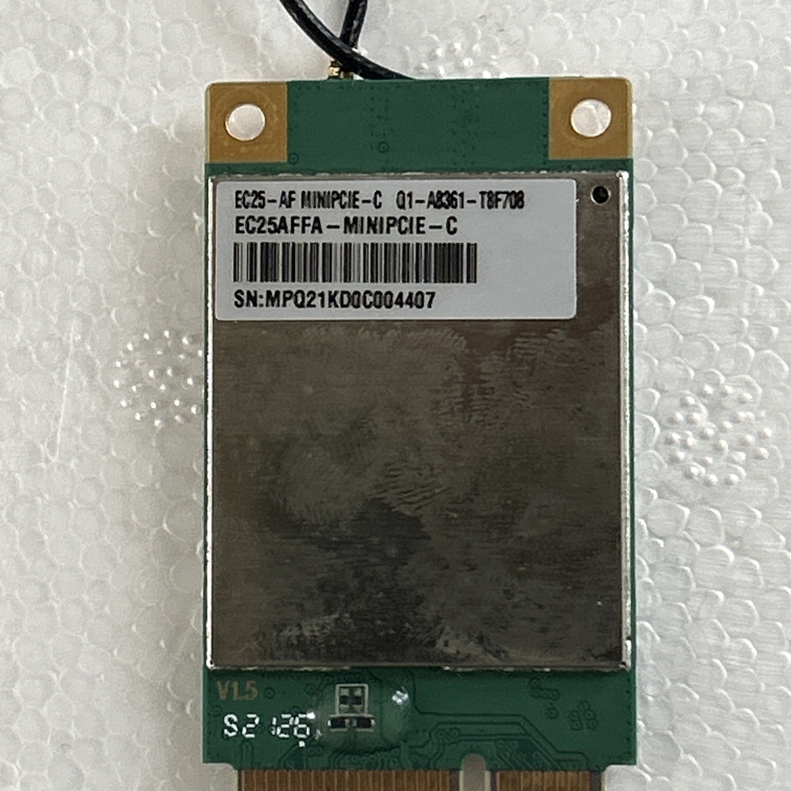 Quectel EC25-AF LTE IoT Module with Cables, Mini PCIe
