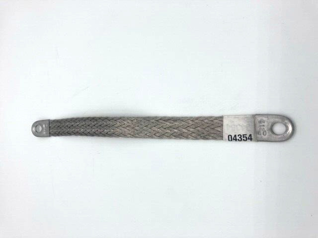 12" New Heavy Duty Braided Ground Strap 4 Gauge Bonding Strap