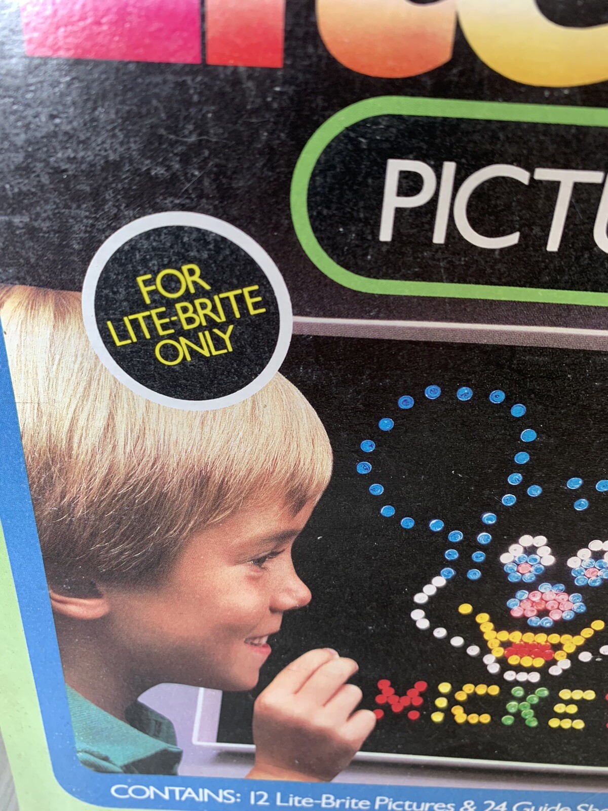 Vtg. Lite Brite DISNEY CHARACTERS Refill SEALED Mickey Donald Bambi Snow White