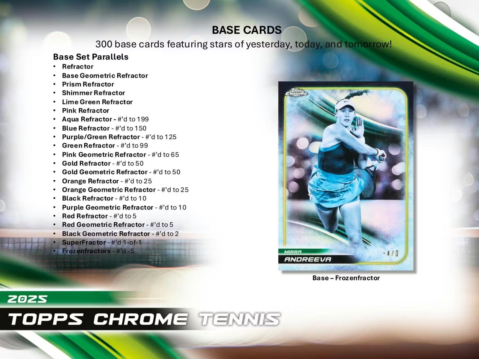 2025 TOPPS CHROME TENNIS BREAKERS DELIGHT BOX - BRAND NEW - FREE SHIPPING 🔥🔥🔥