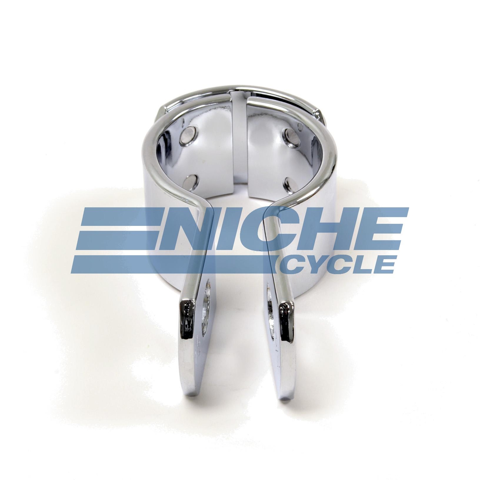 3-Piece Exhaust Frame Footpeg Hanger Motorcycle Clamp Chrome 1-1/8"