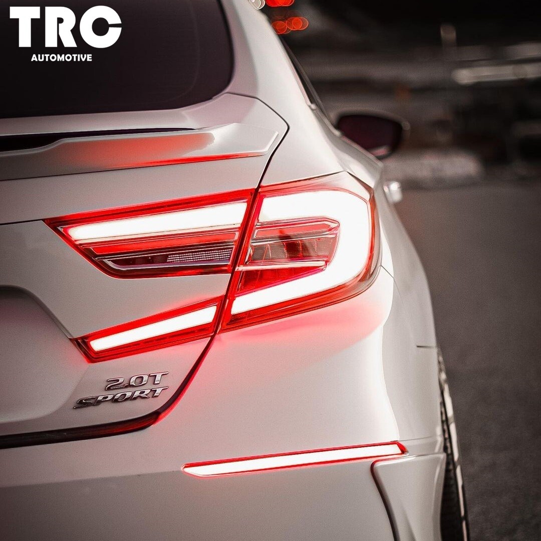 OEM+ LED Tail Lights for Honda Accord Sedan 2018-2022 10th Gen Smoked Chrome