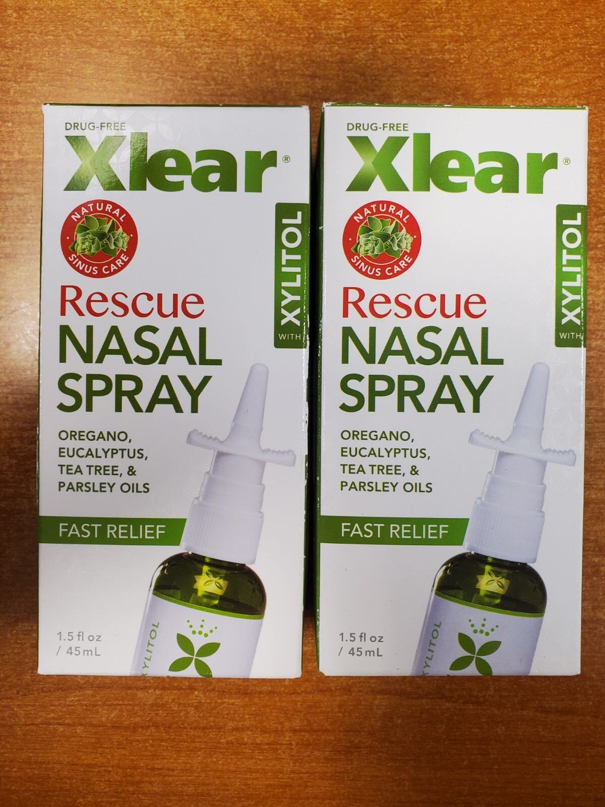 2 Pk: Xlear Rescue Nasal Spray w/ Xylitol All-Natural 1.5 oz (Exp. 5/31/26) F5A