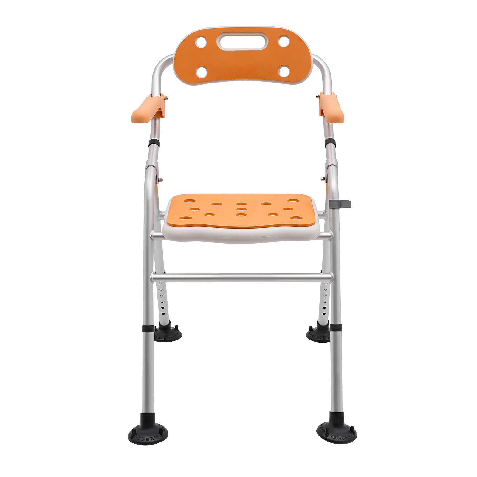 Foldable Shower Seat Folding Bath Chair Bathroom Shower Chair Height Adjustable