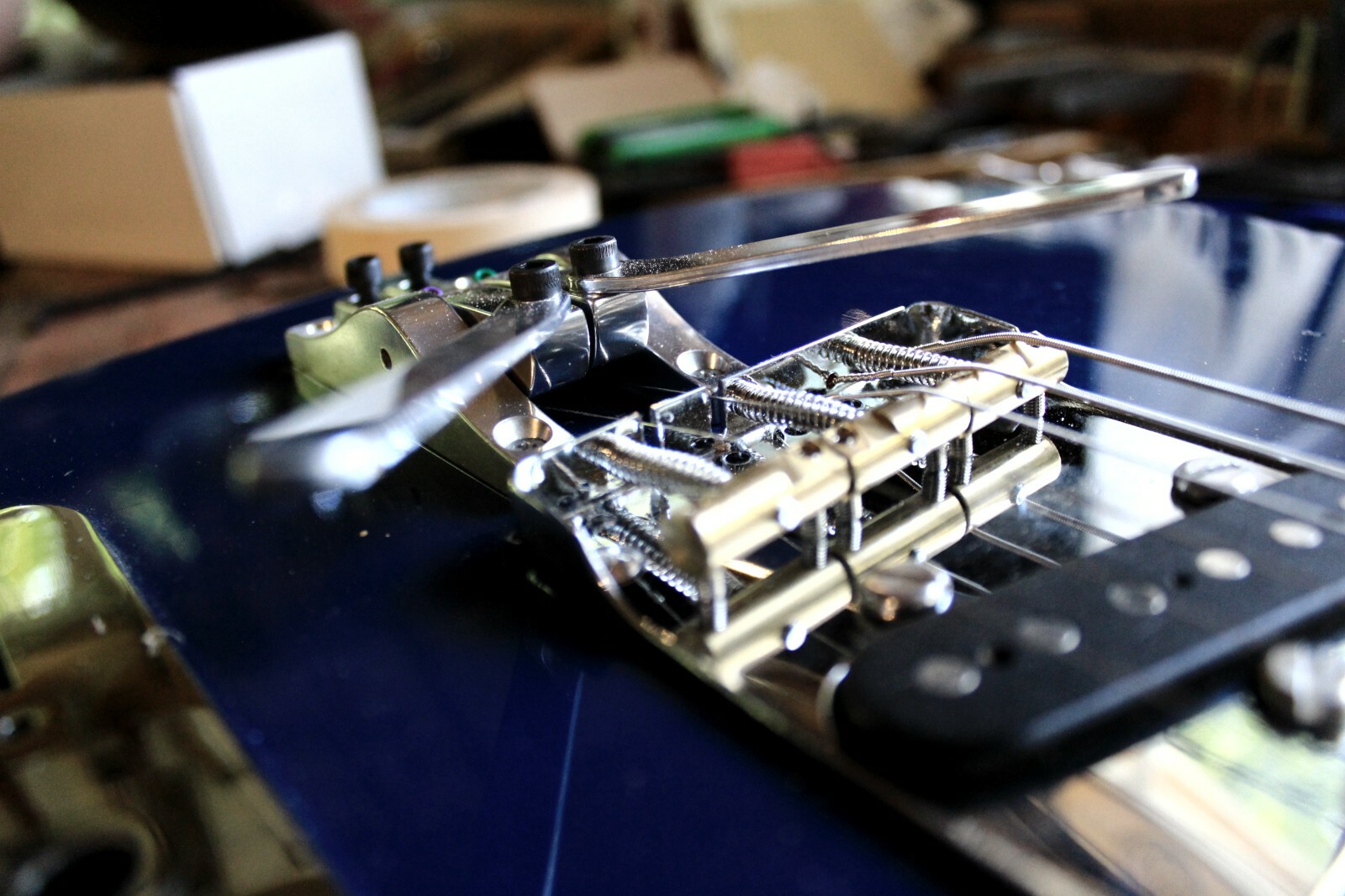 Peters Telecaster G/B string bender palm lever, tele strat les paul guitar