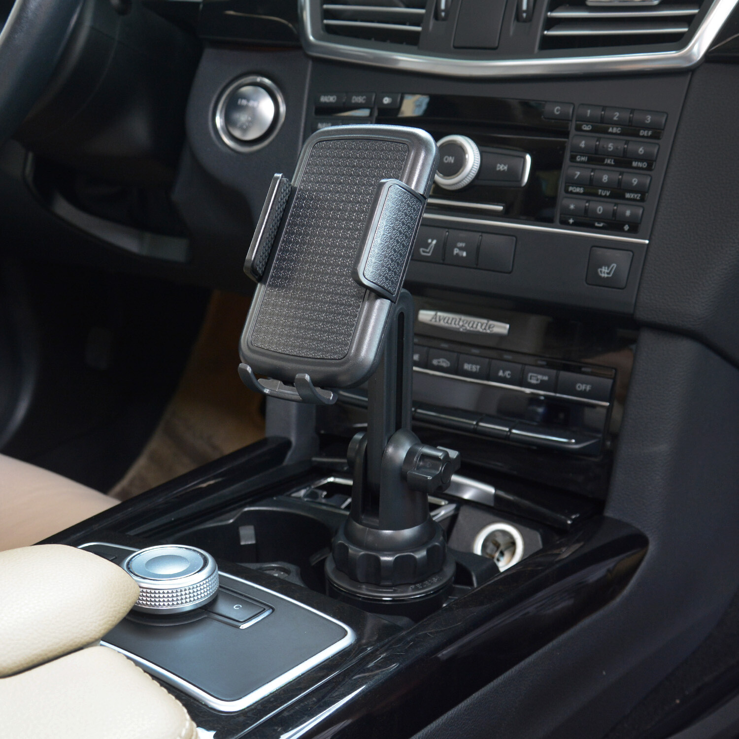 Universal 360° Adjustable Car Mount Cup Stand Cradle Holder For Cell Phone USA