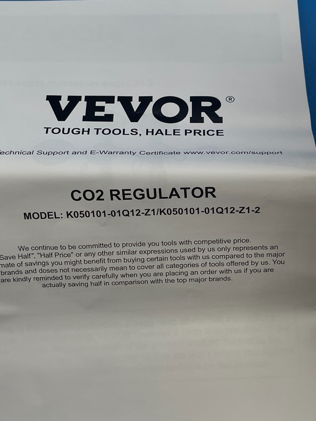 VEVOR Double Gauge Regulator - CO2 Regulator Gauge with 0-60PSI - Heavy Duty NEW