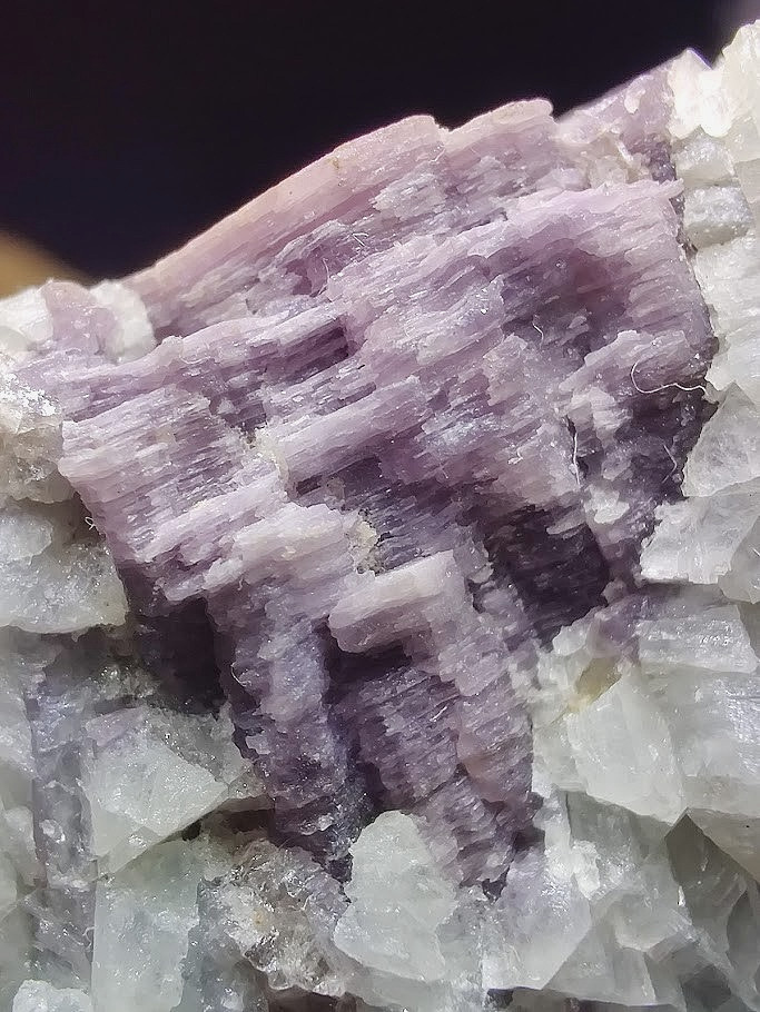 Nice Platy Layers of Blue Cleavelandite var. Albite w/ Lepidolite-Very Aesthetic