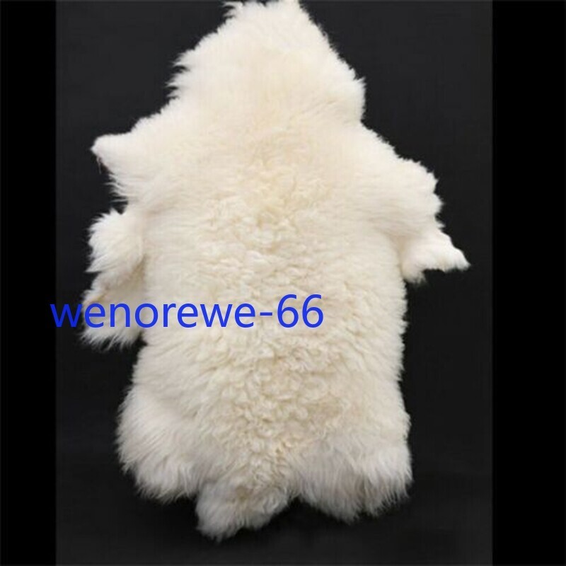 IN US!!! 100% Genuine Sheepskin Fluffy Fur Rug Windward Natural Soft Mat 24"*39"