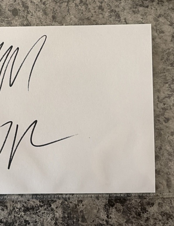 TRUMP & Politician Signed Index Card USA President Autograph USA 🇺🇸 Political