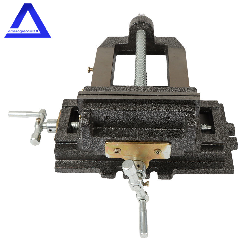 6" Cross Drill Press Vise Slide Metal Milling 2 Way Machine X-Y Clamp Heavy Duty