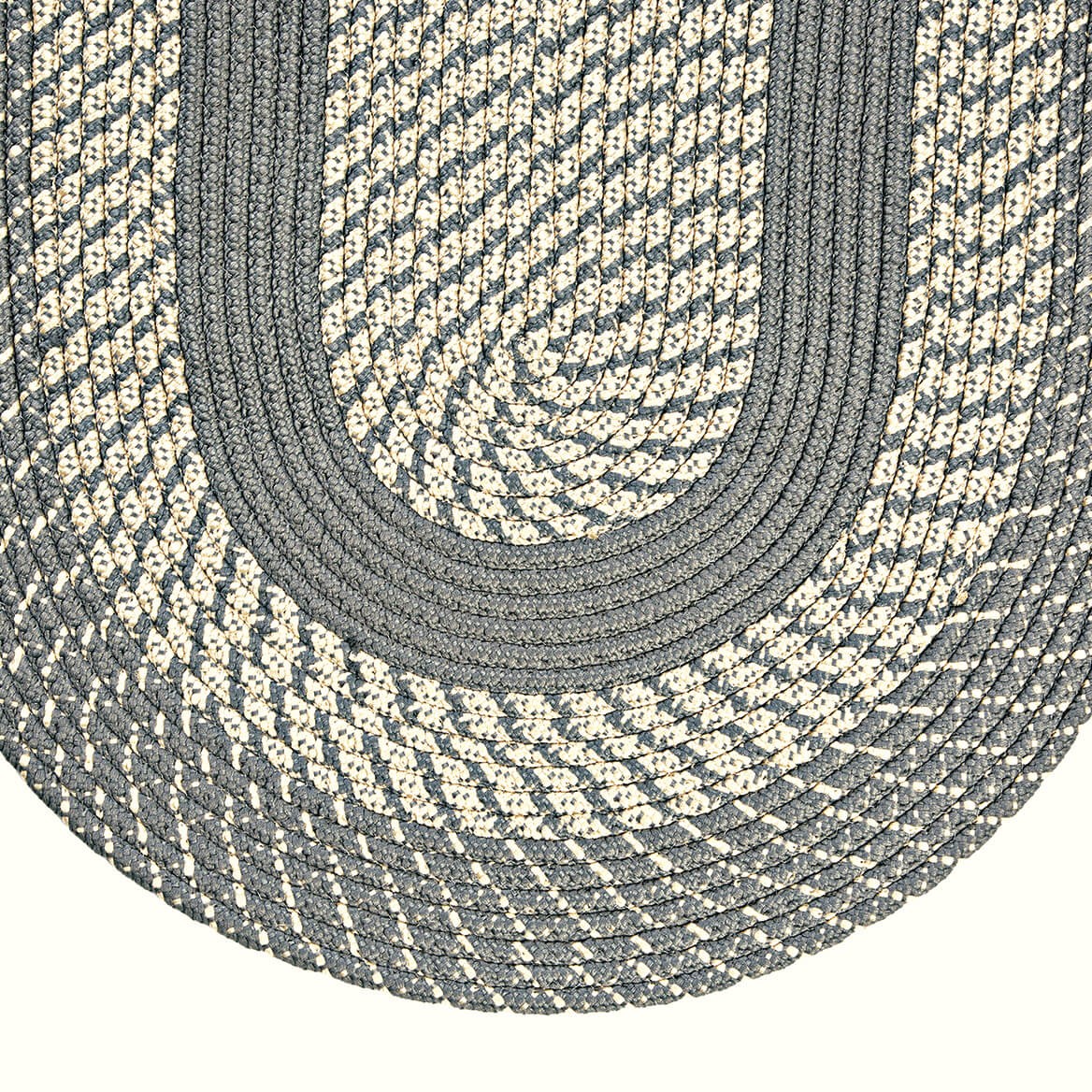 Two-Tone Country Braided Rug by OAKRIDGE