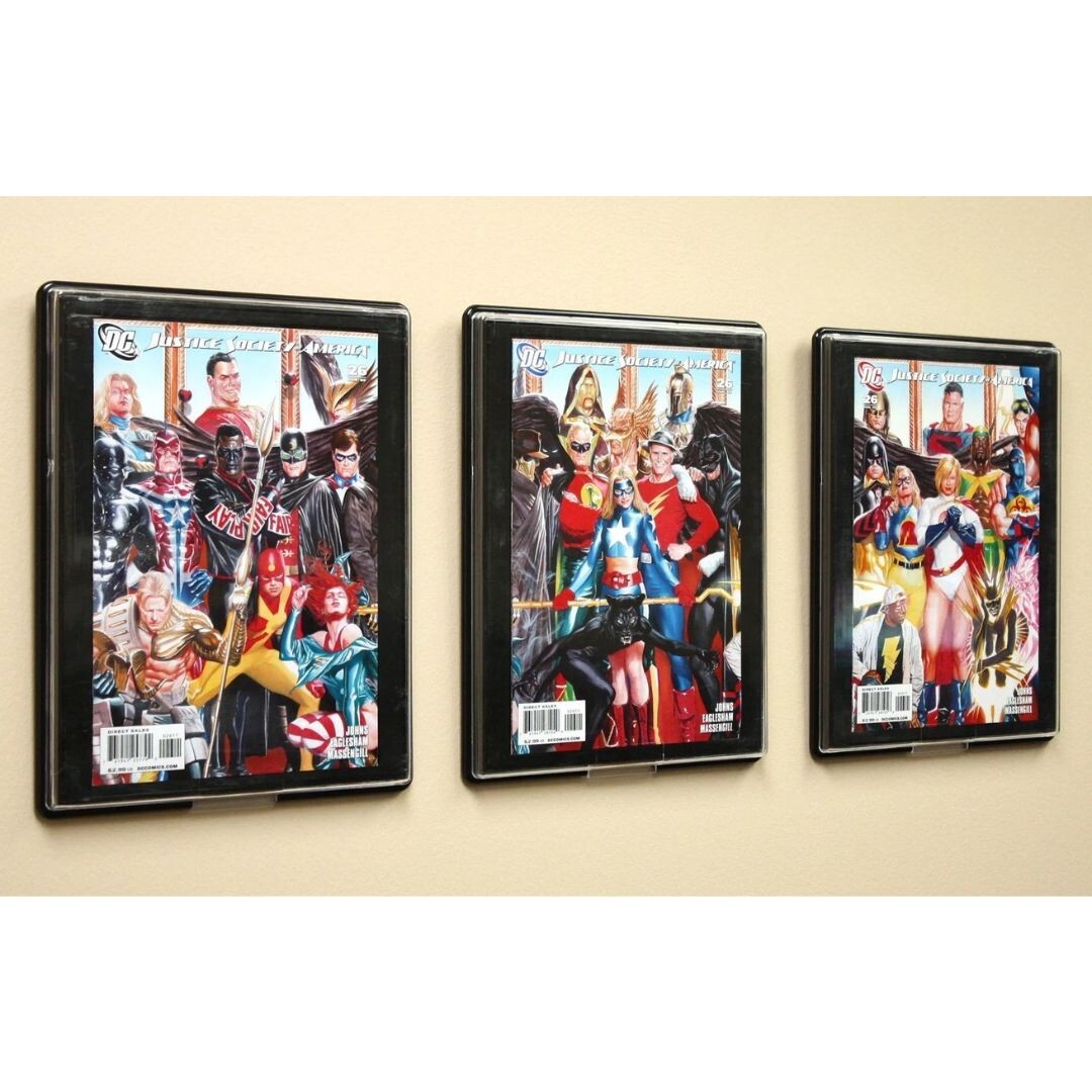 BCW Comic Book Showcase - Framed Display Case - Hangs On Wall - Current Size