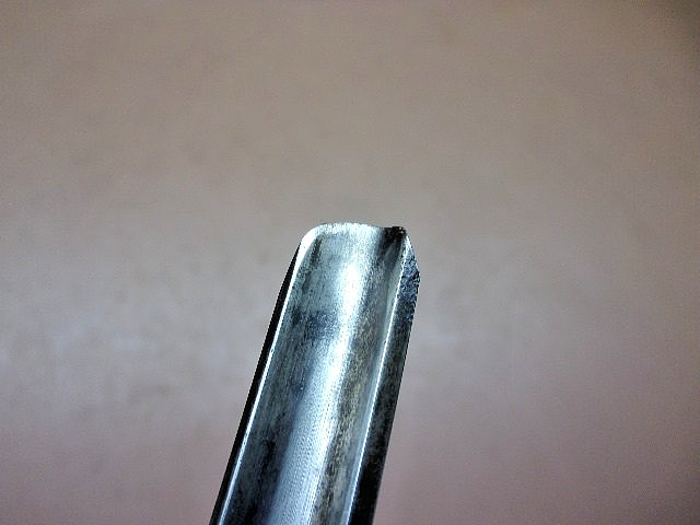 Antique W. Butcher Cast Steel 3/8 Tang Gouge Wood Chisel Used