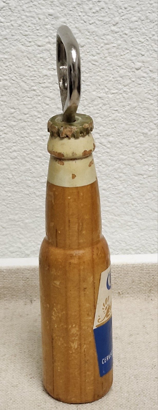 Vintage Corona Extra Beer Wood & Metal Bottle Opener 6.5”