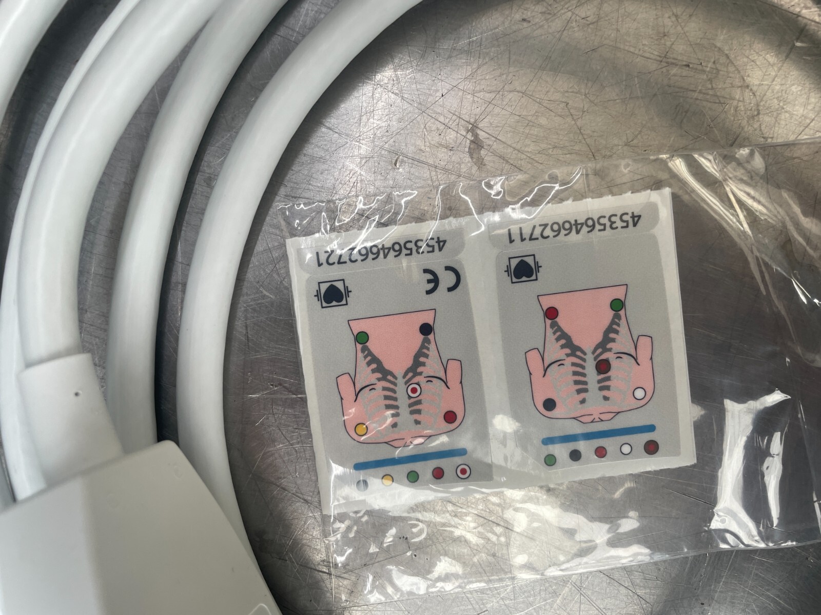 Philips M1949A ECG Trunk Cable 12 Pin to 10 Lead Multi-Link ECG Trunk Cable 2.7m