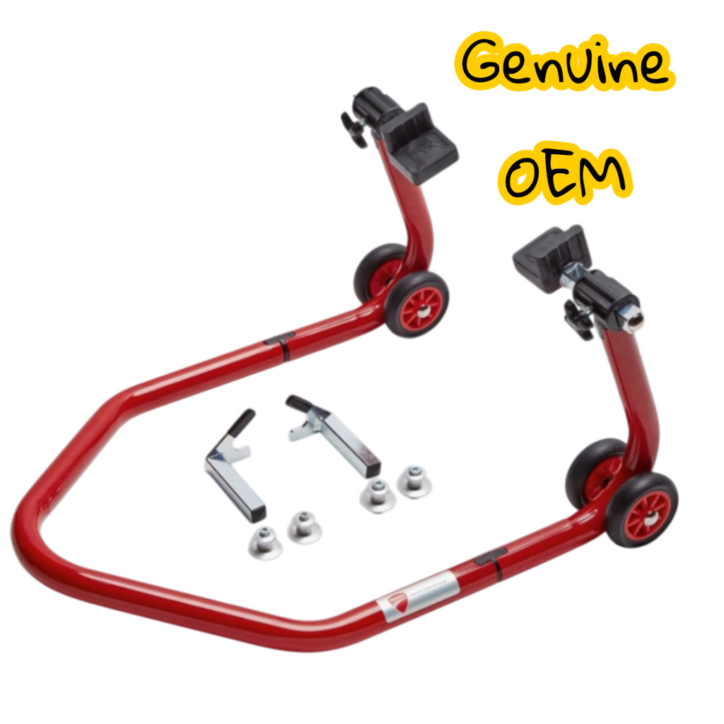 Genuine Ducati Rear Paddock Stand 97080141AA Double Swingarm Models OEM - Red