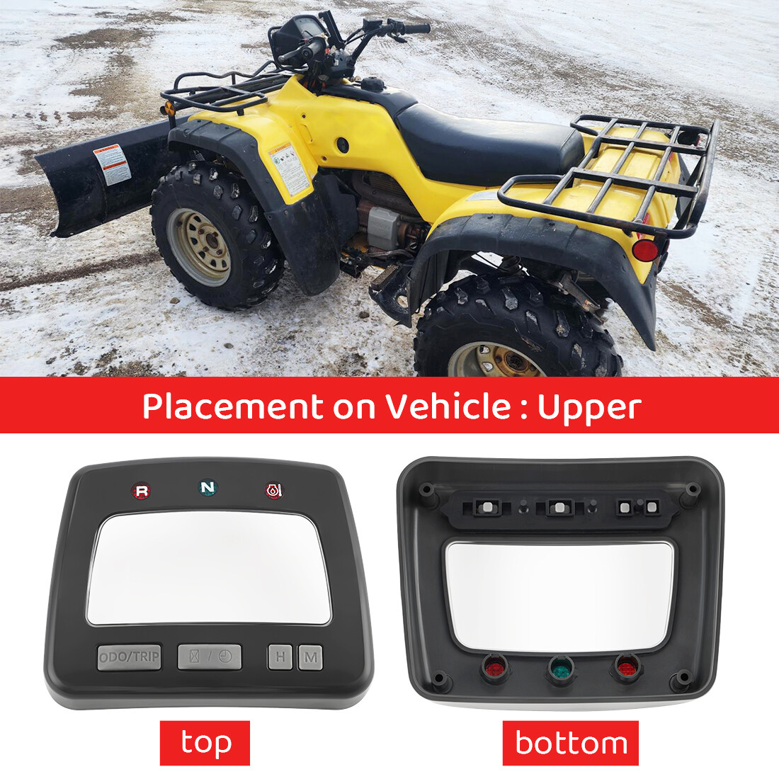 Fit For 1998-2001 Honda Foreman 450 TRX450S 4x4 S Speedometer Dash Upper Cover