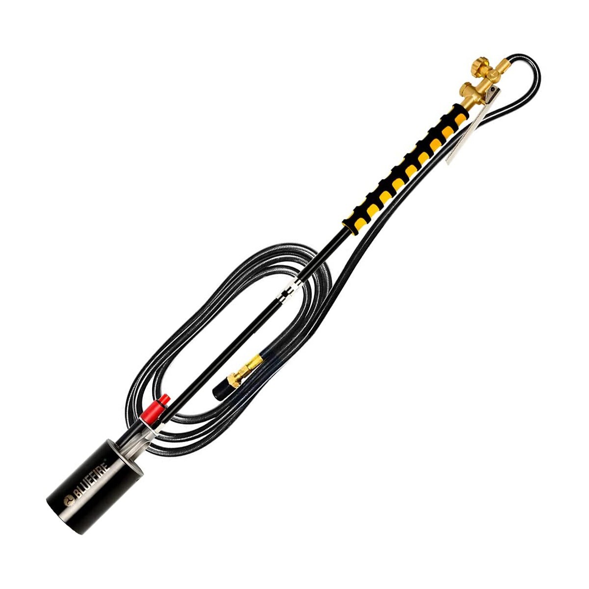 BLUEFIRE 150000 BTU High Output Propane Torch Weed Burner with 10ft Hose Trigger