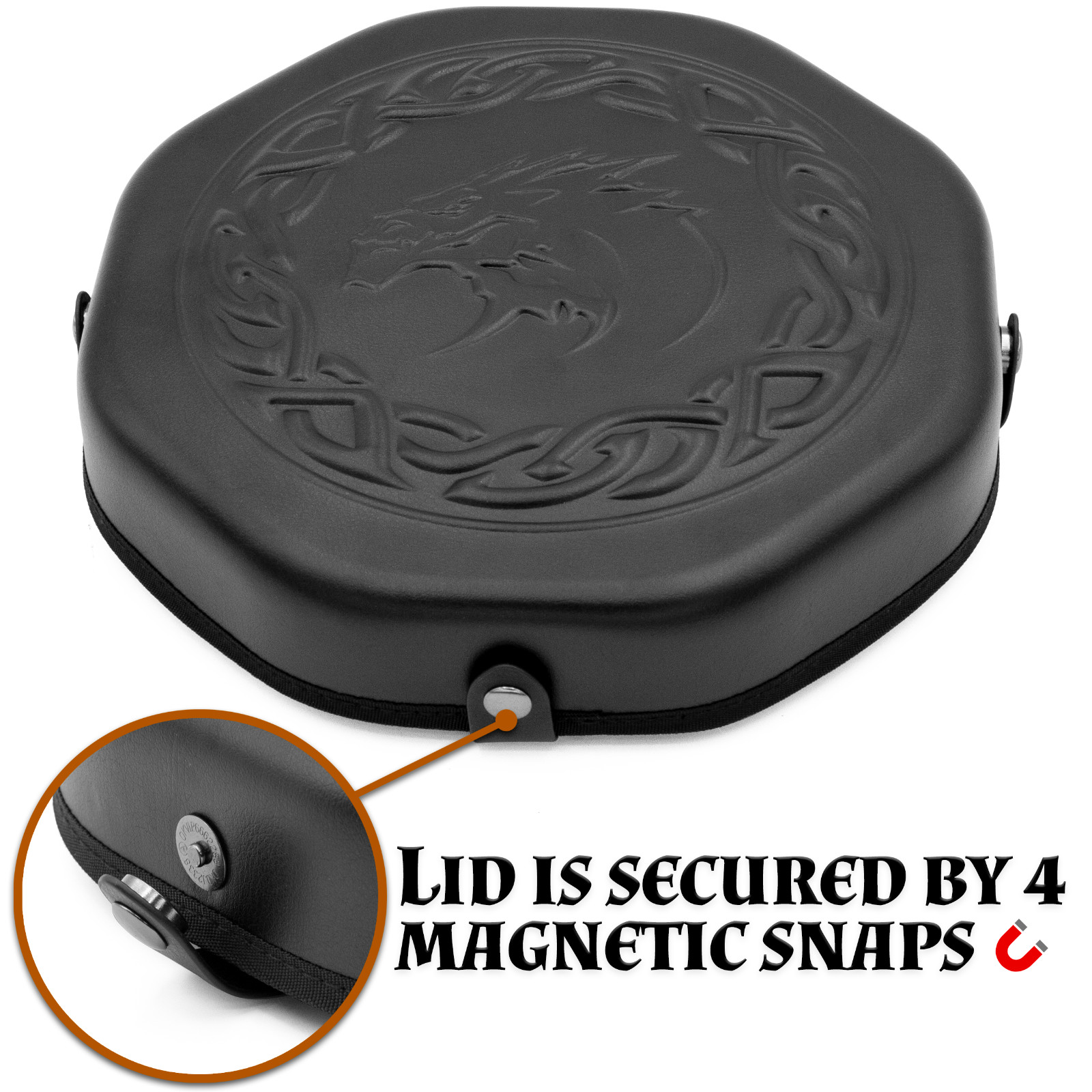 CM Dice Tray and Dice Storage Case for Up to 115 RPG Dice - D&D Dice Tray Only