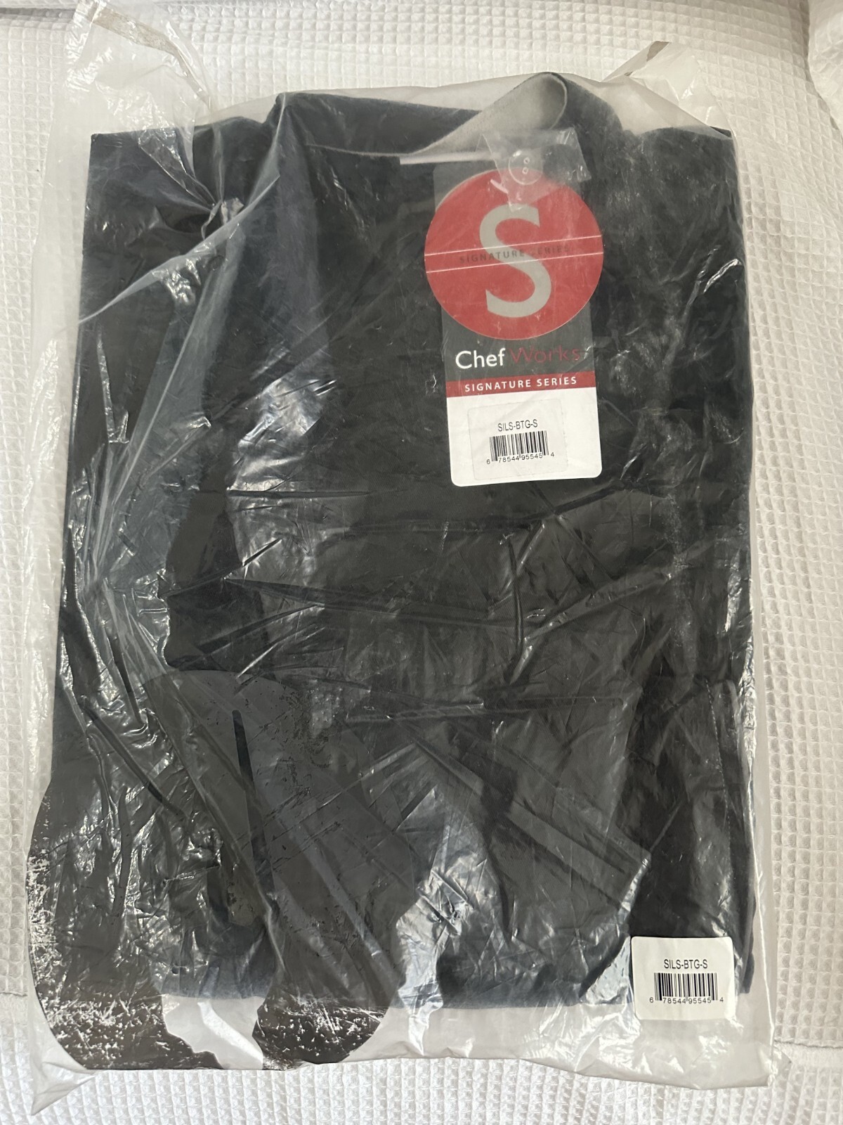 NEW! Genuine! Chef Works Men's Professional Chef Coat SILS-BTG-S