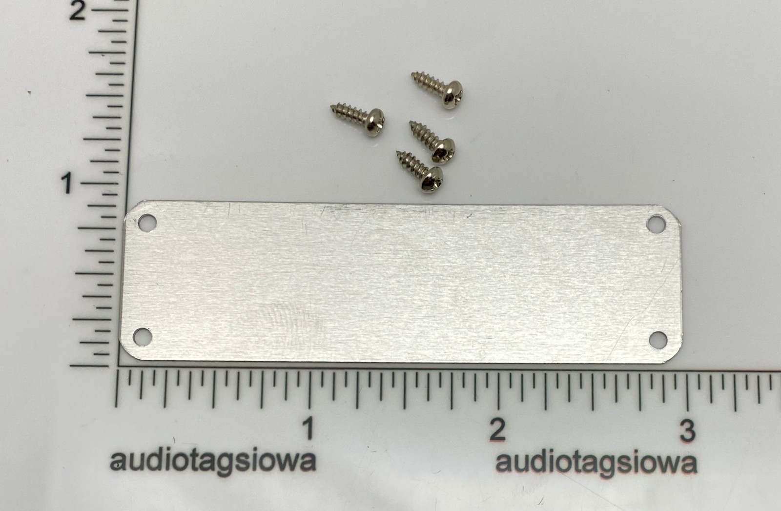 57 Fender Princeton Logo for Amp or Case Badge Custom Made Aluminum with Screws