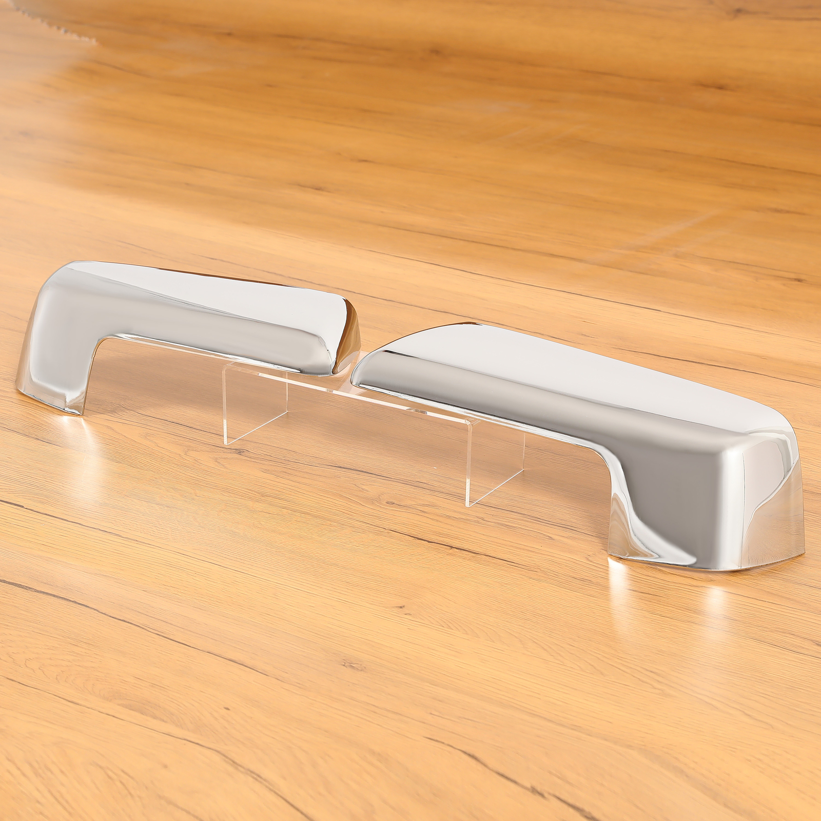 For Chevy Silverado / GMC Sierra 1500 2019-2024 Chrome Top Half Mirror Covers