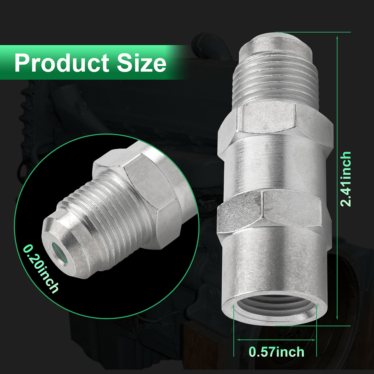 Detroit Fuel Check Valve 23516919 3/8 in for Diesel Series 60 Engines 12.7L