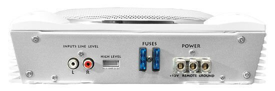 New Lanzar AQTB8 - 8'' 1000 Watts Low-Profile Super Slim Active Amplified Marine