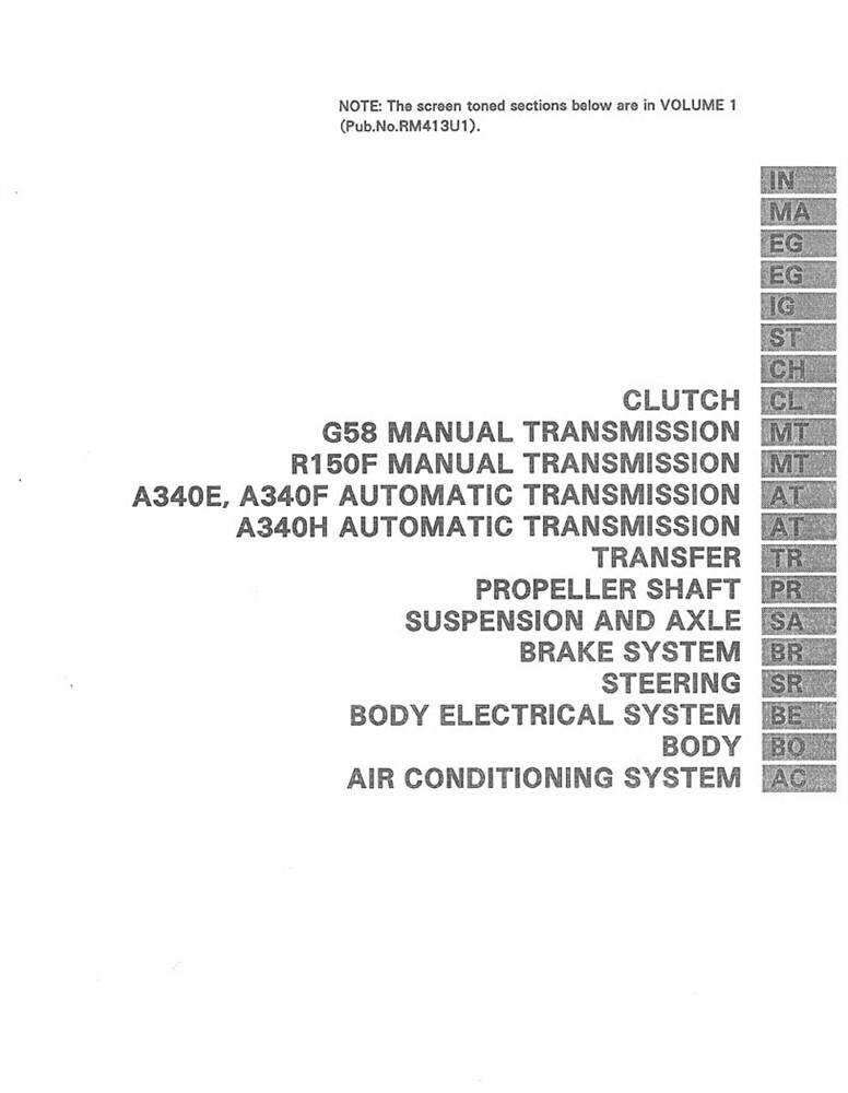 1995 Toyota 4-Runner Shop Service Repair Manual Book Engine Drivetrain OEM