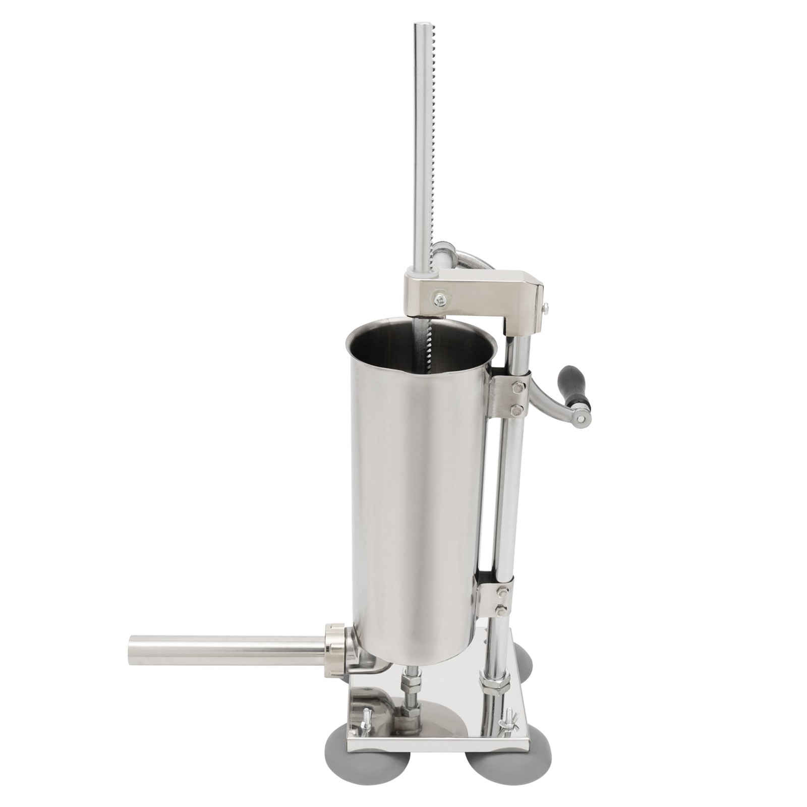 Homemade 8lbs 3.5L Vertical Sausage Stuffer Meat Filler Maker With 8pcs Tubes US