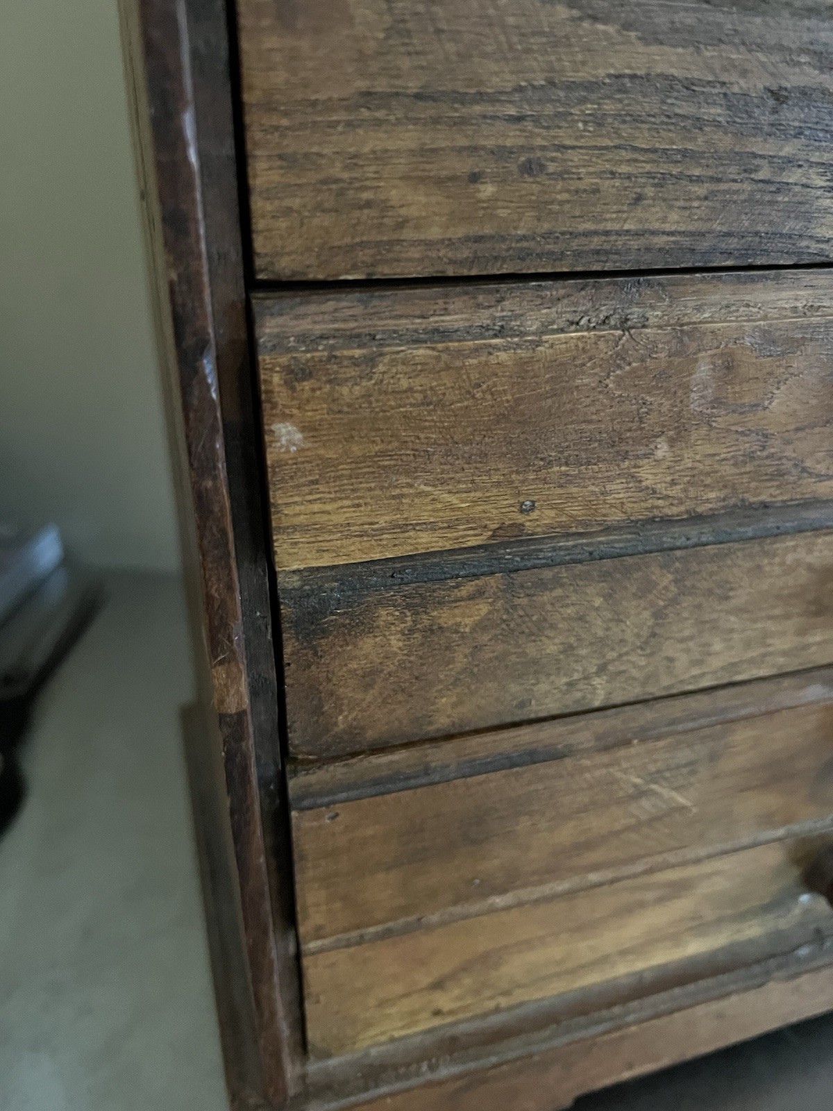 Antique Solid Wood Eight Drawer Collector's Chest | 16.25” x 12.5“ x 6.75” TLC