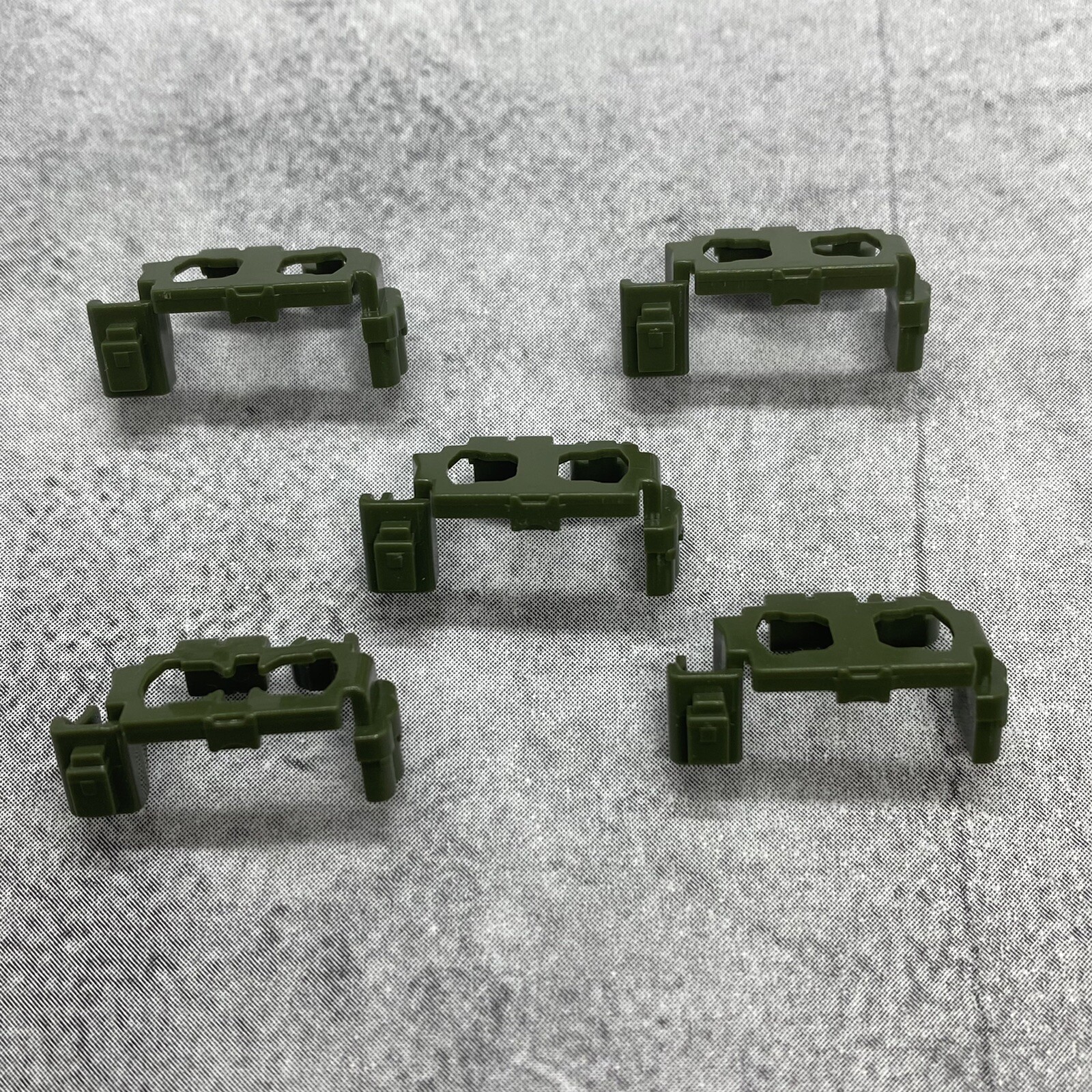 5pack Green Pistol Holster Belt Blocks Weapons Accessories for Minifigure B42138