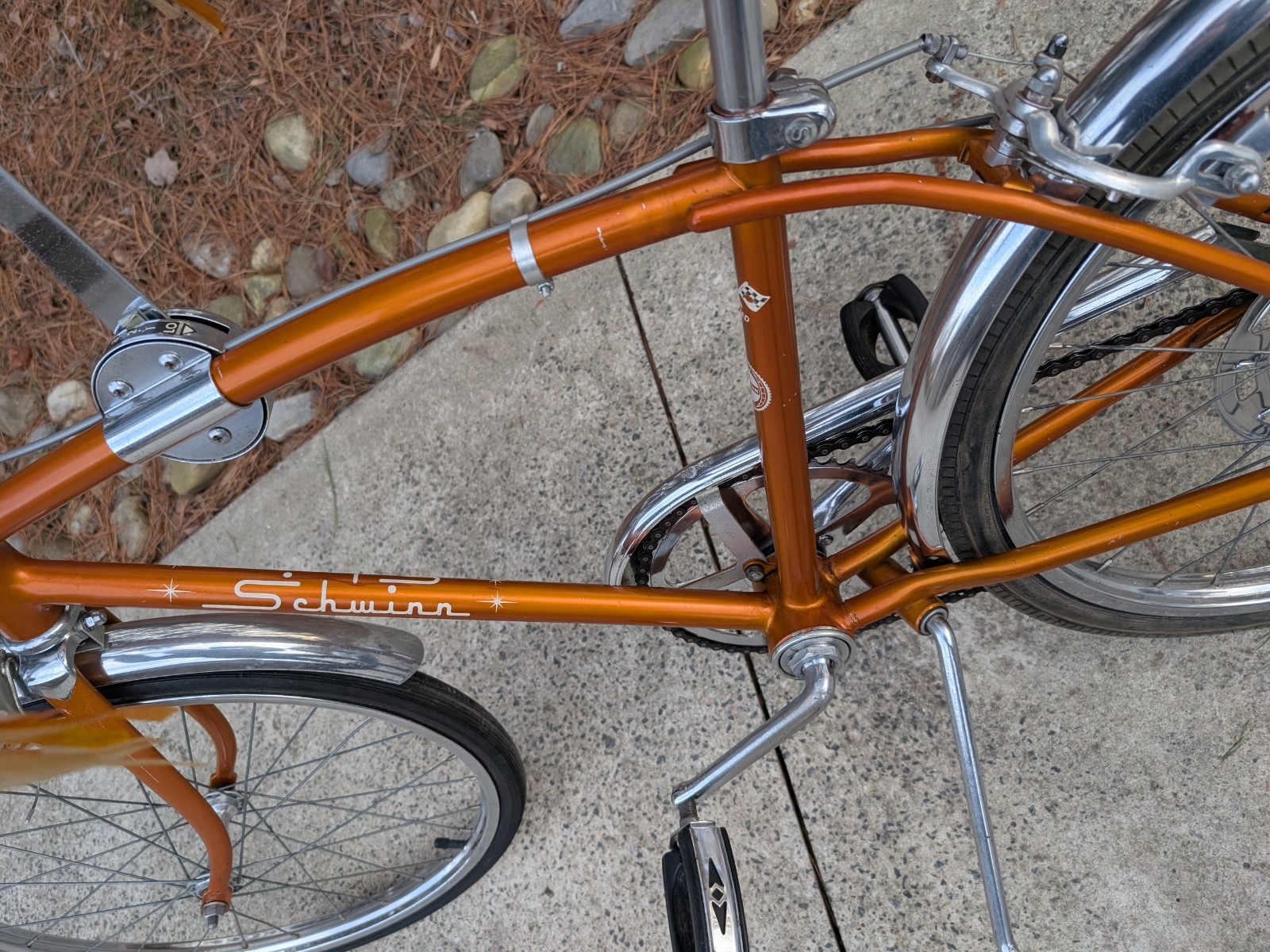 SCHWINN 1966 COPPERTONE Bicycle 5 speed FASTBACK STINGRAY 20 inch Bike ORIGINAL