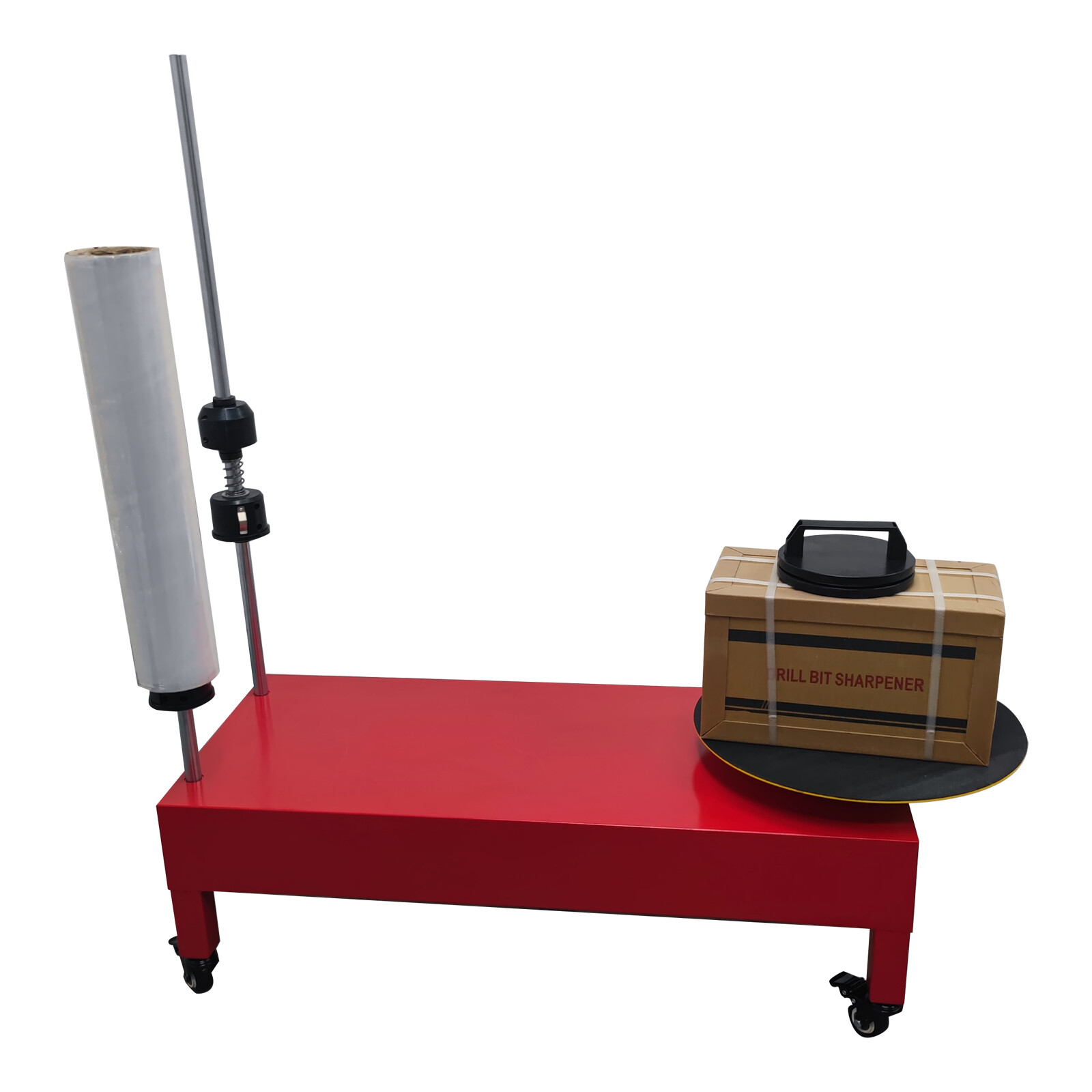 Open Box! 15.7" Electric Stretch Film Wrapping Machine Wrap-around Film Baler