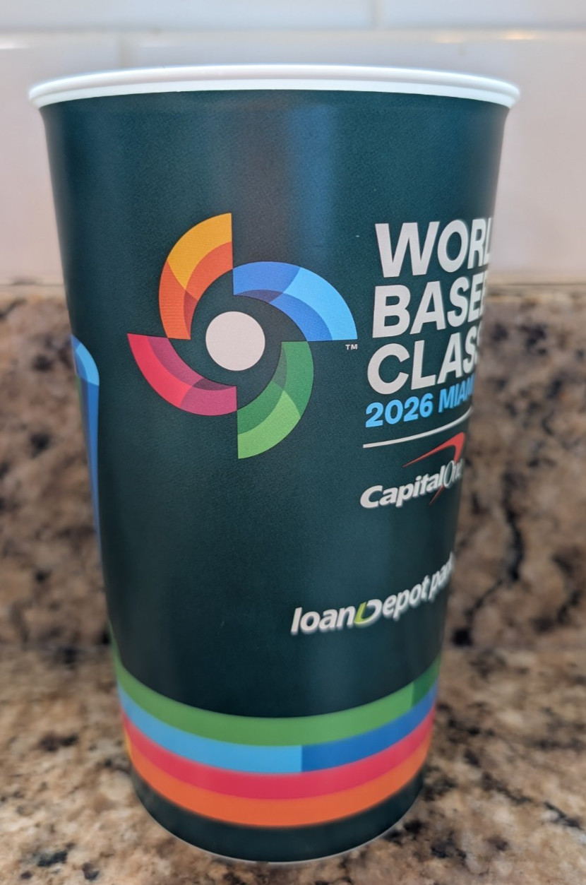 2026 WBC - World Baseball Classic - Miami - Souvenir Beverage Cup