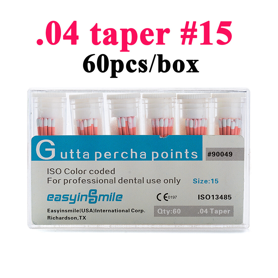 Dental Endo Gutta Percha Points Endodontic Obturation 02.04.06 Taper Easyinsmile