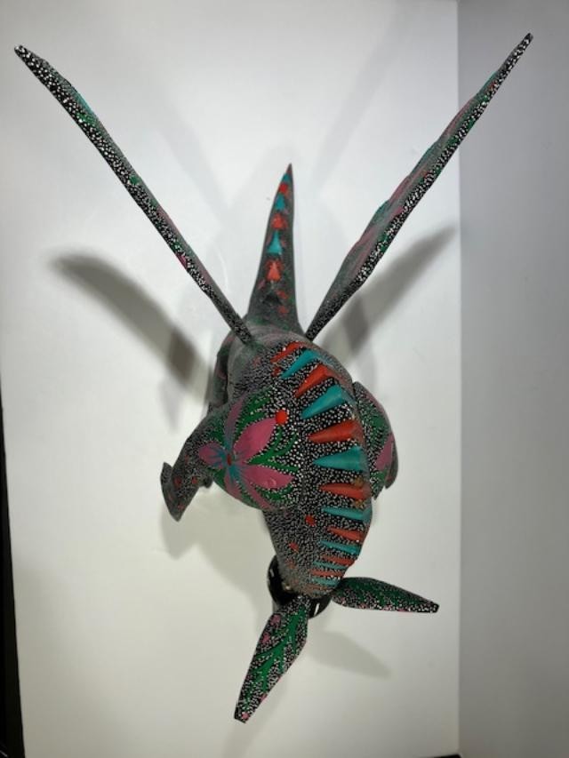 DRAGON Standing Hand Carved Oaxacan Folk Art Oaxaca Mexico