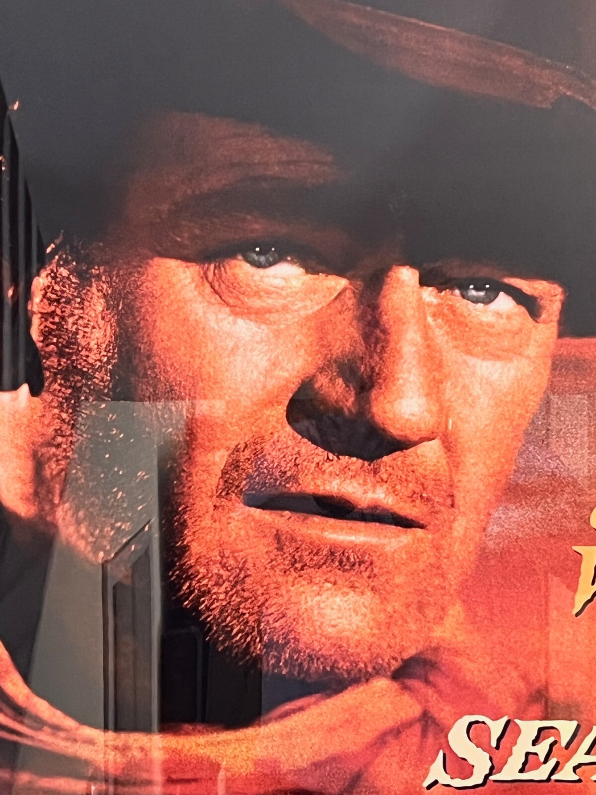 JOHN WAYNE - The Searchers LARGE Theater One Sheet Museum Framed-FREE SHIPPING