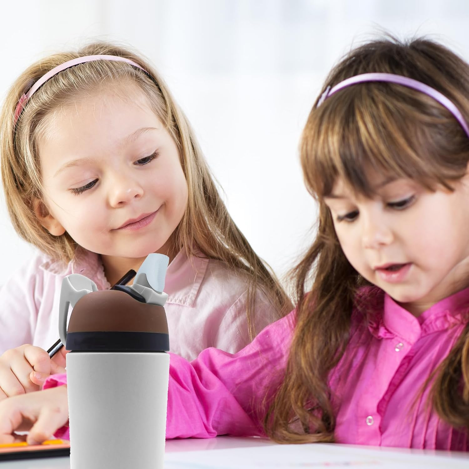 2Pcs Replacement Bite Valve Spout for Owala Kids Flip 14Oz, Silicone Straw Mouth