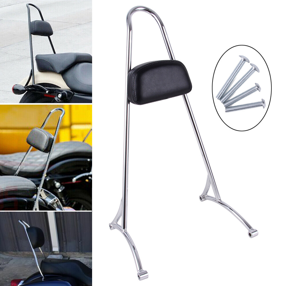 Tall Sissy Bar Passenger Backrest for Harley Sportster XL Iron 883 1200 48 72