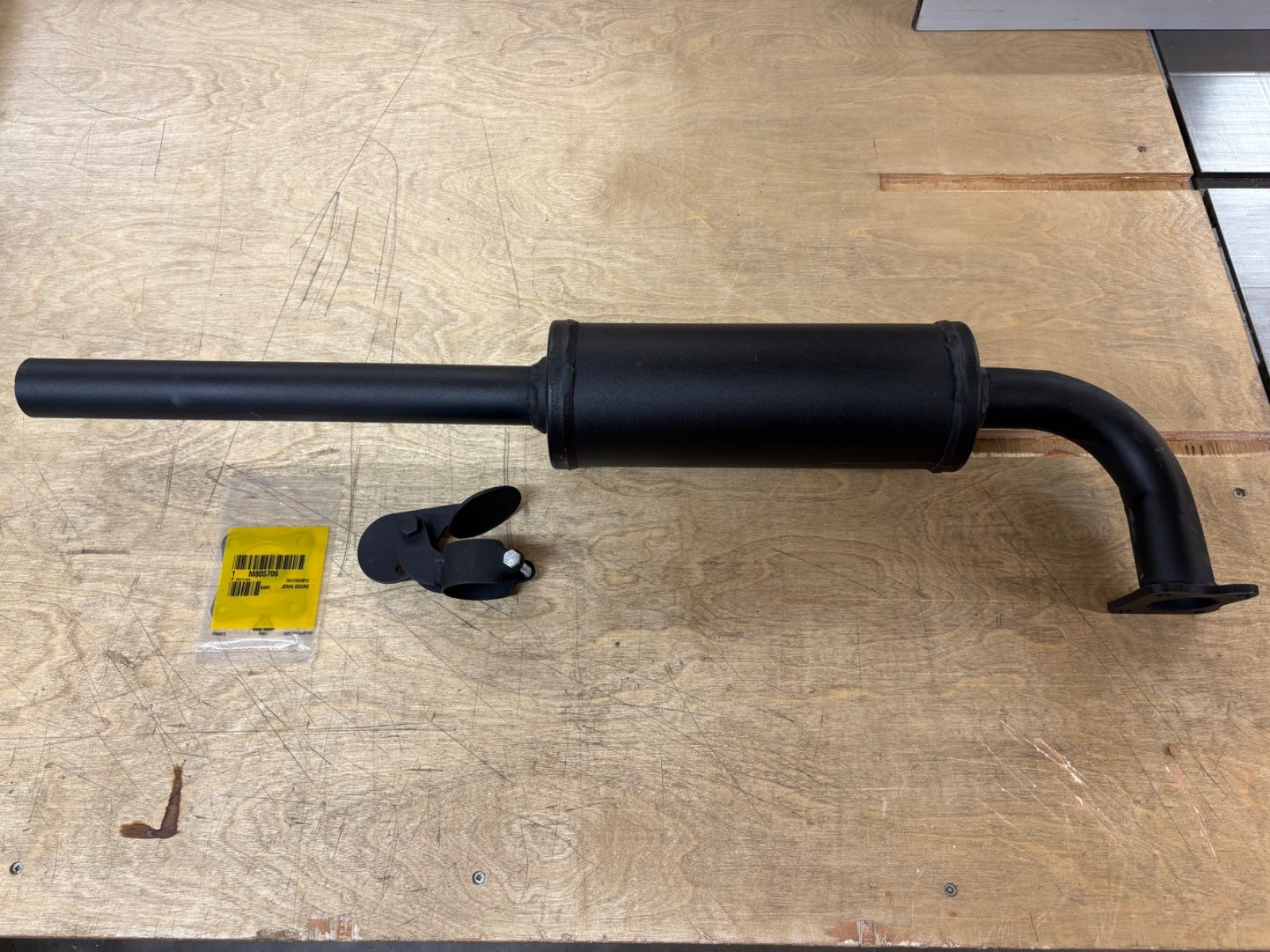 John Deere 650/ 750/ 850/ 950/ 1050 Muffler Exhaust Pipe w/ Gasket & Rain Cap